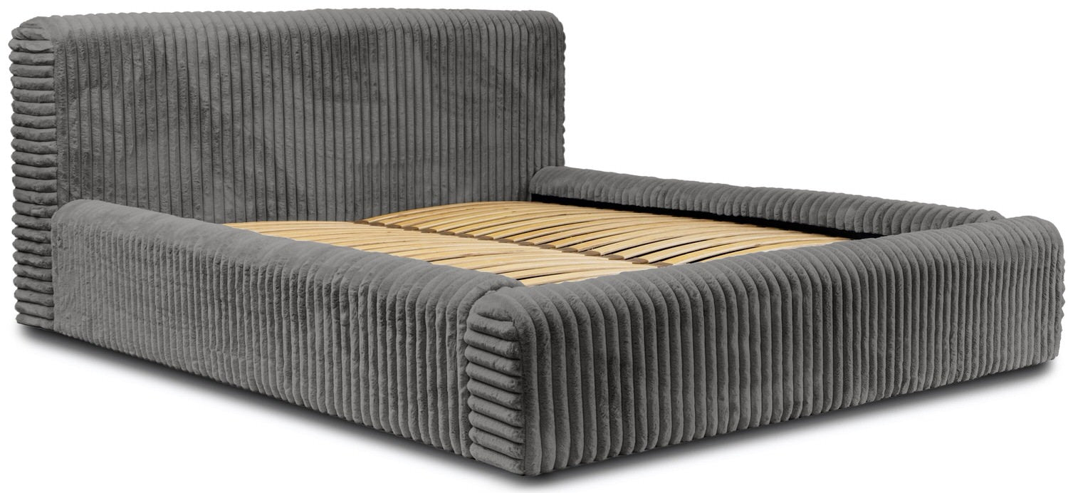 Trae Mobler Hana 180 x 200 cm Gestoffeerd Bed Grijs