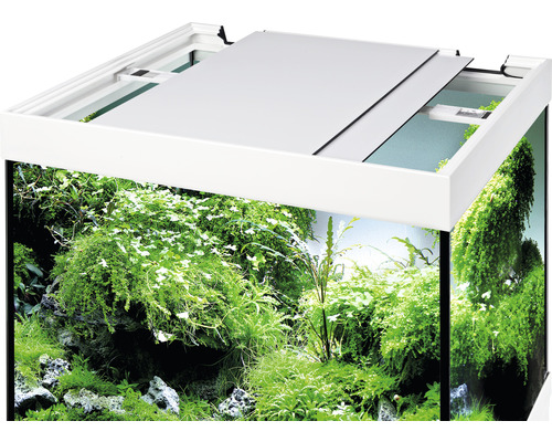 EHEIM Vivaline 126 aquariumcombinatie met LED-verlichting, verwarming, filter en kast in antraciet