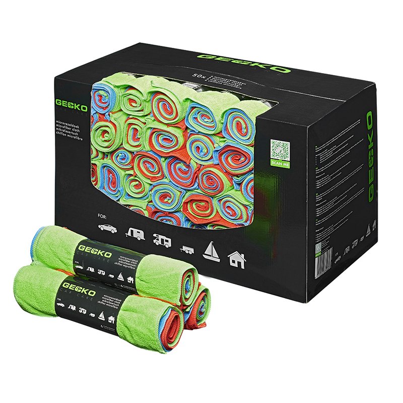 Gecko 40 x 30 cm set van 6 Microvezeldoeken