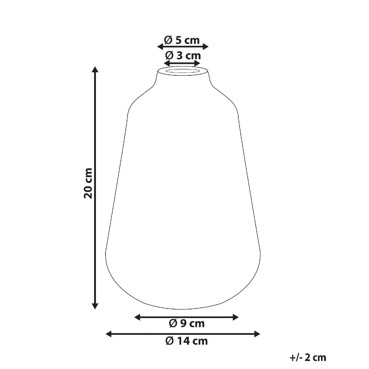 MARONEIA Vase Beliani