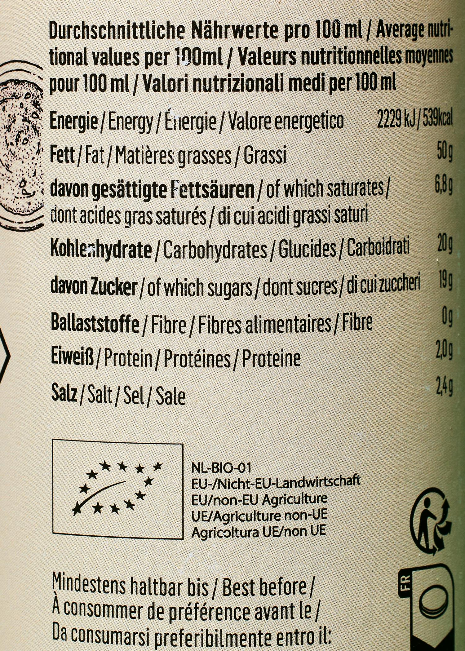Bio Sesam Soße 250 ml