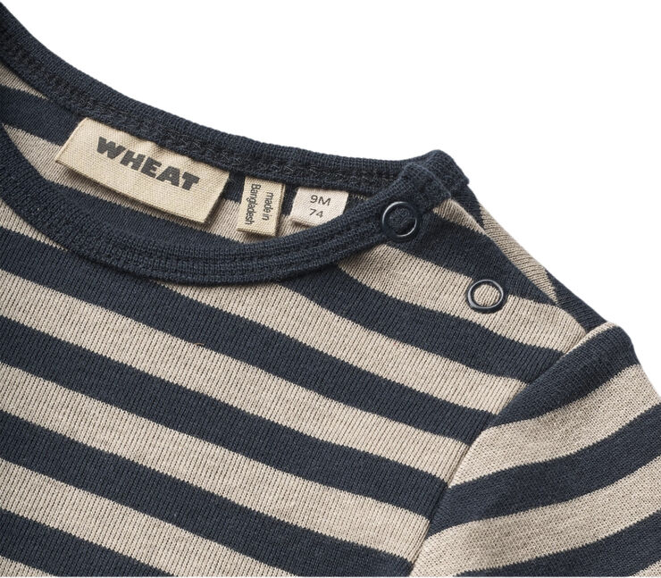 Wheat Basis Body Freddie Navy stripe