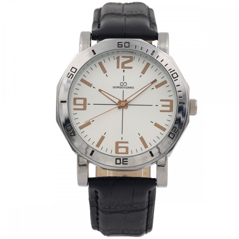 Montre d'Homme au Bracelet Noir GIORGIO
