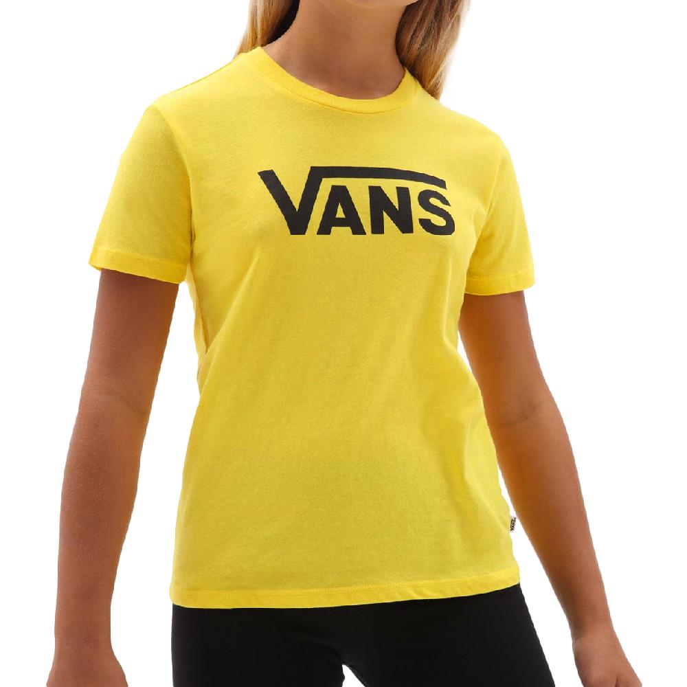 Vans T-shirt Jaune Fluo Fille Vans Flying