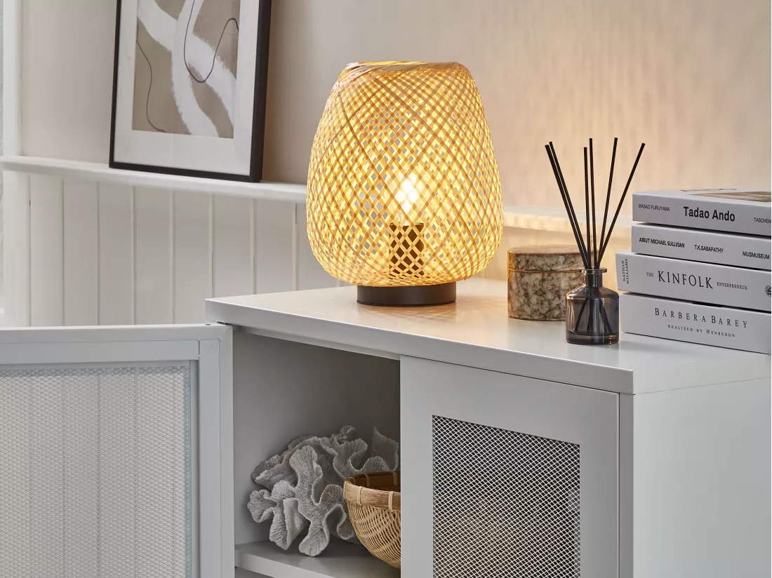 Lampe à poser BOMU Marron clair