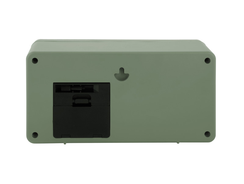 Wall/Table Clock Retro Boxed Flip KA6055GR Jungle green