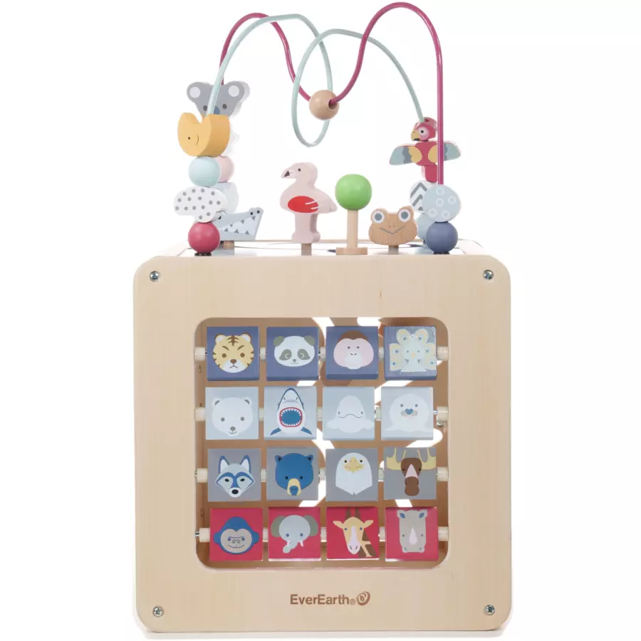 EverEarth® 6 in 1 Tierspaß Aktivitätswürfel