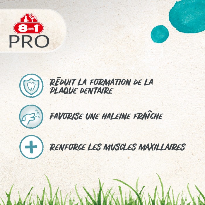 Bâtonnets à mâcher 8in1 Pro Dental Stick
