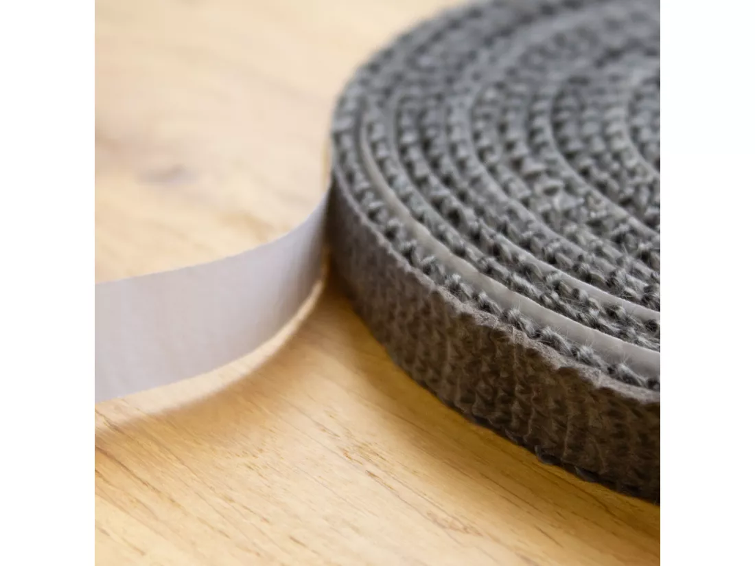 Bande d'étanchéité pour grille de fumoir avec fibre de verre autocollante résistante à la chaleur 6 m