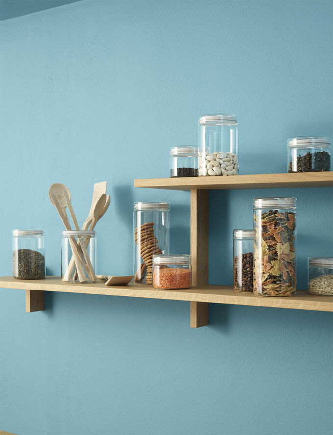 RIG TIG STORE-IT opbevaringsglas 1 l, light grey Light grey