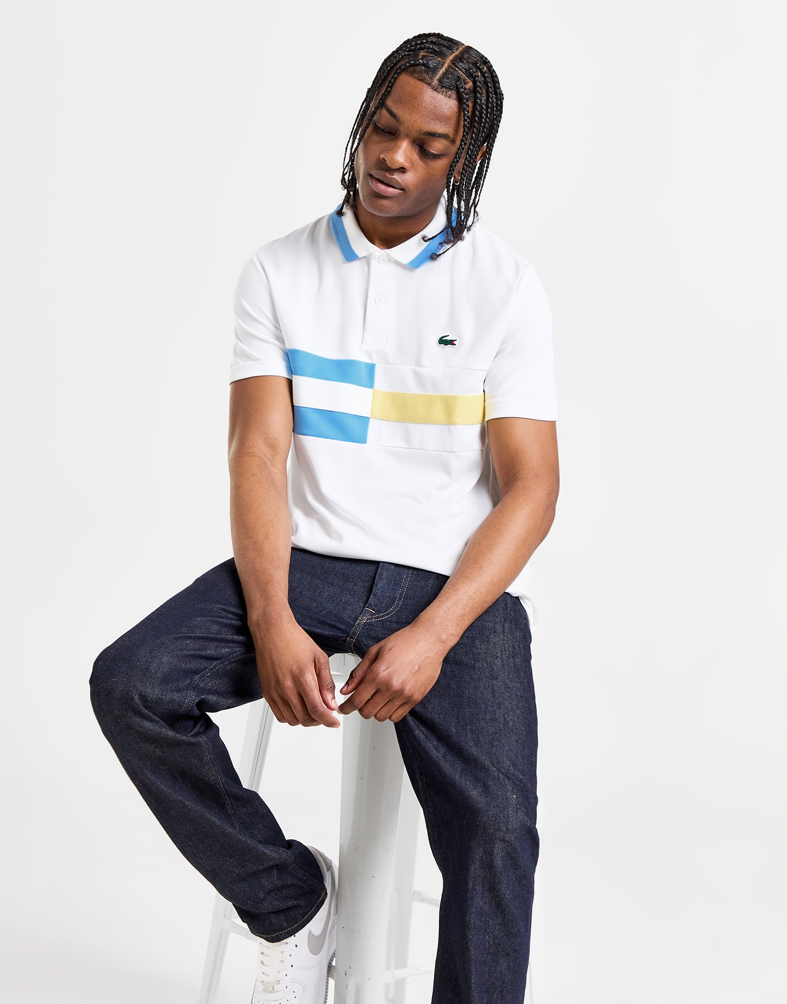 Lacoste Polo Colour Block Tech Homme