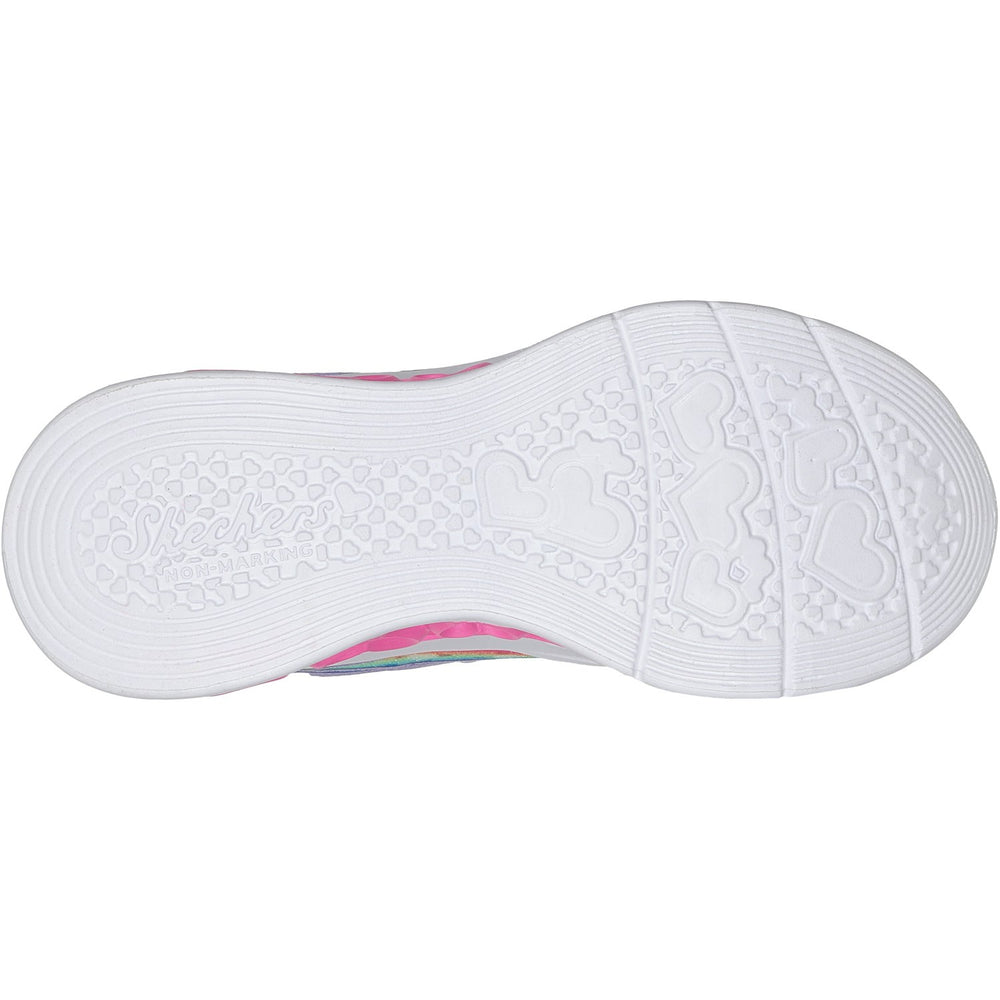 Køb Skechers Purple Flutter Heart Lights Groovy Swirl
