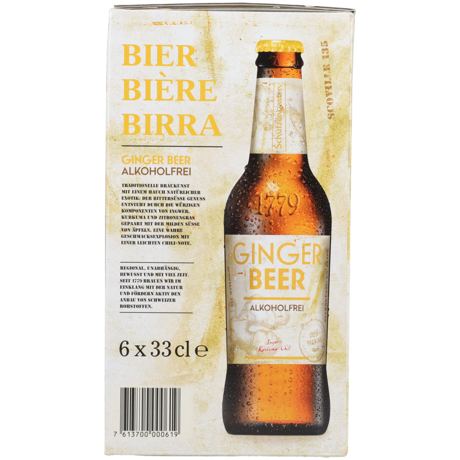 Schützengarten Ginger Beer alkoholfrei 6x33cl -198cl