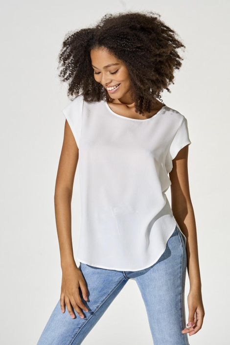 Only witte dames t-shirt