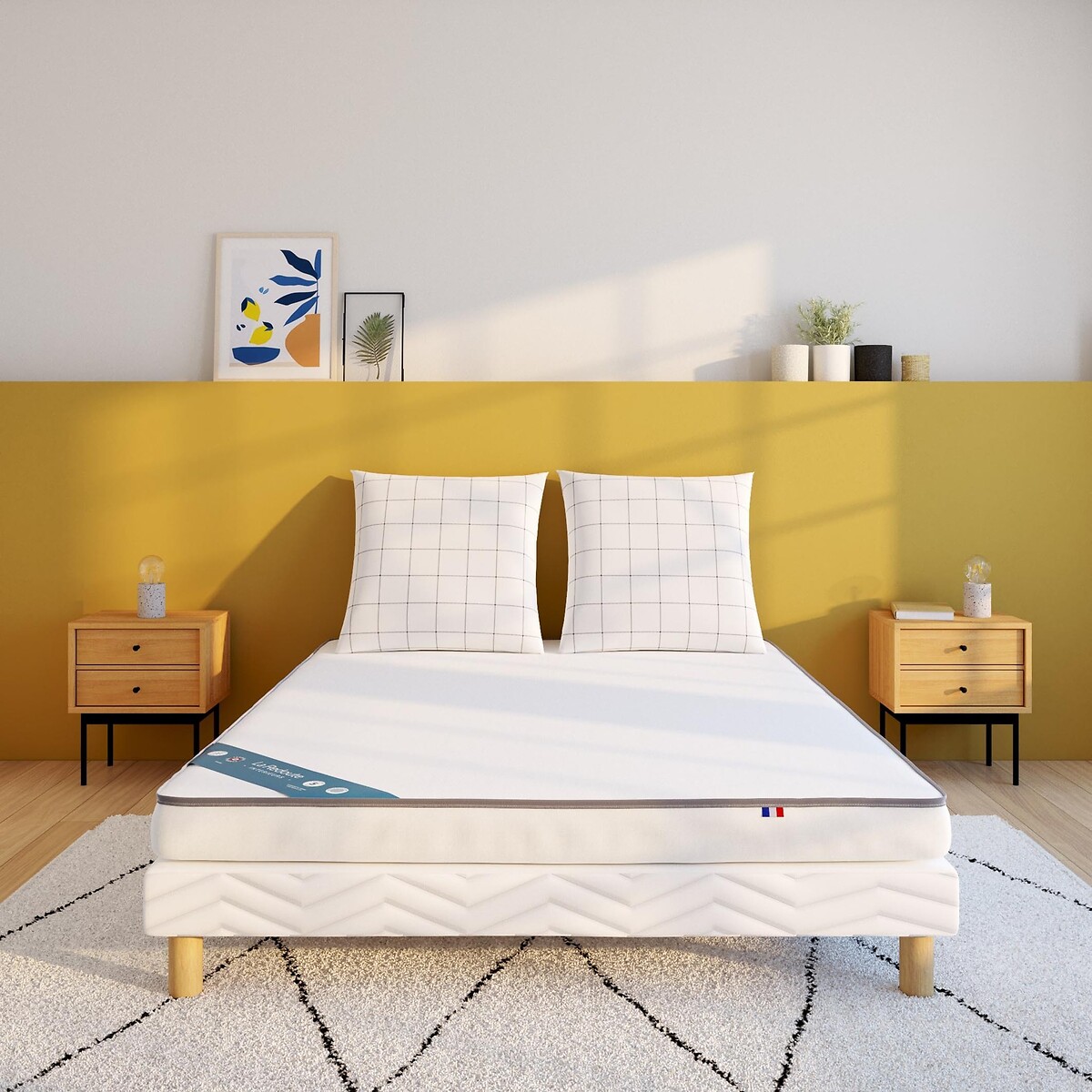 LA REDOUTE INTERIEURS<br>Colchão de espuma semi-firme 12cm