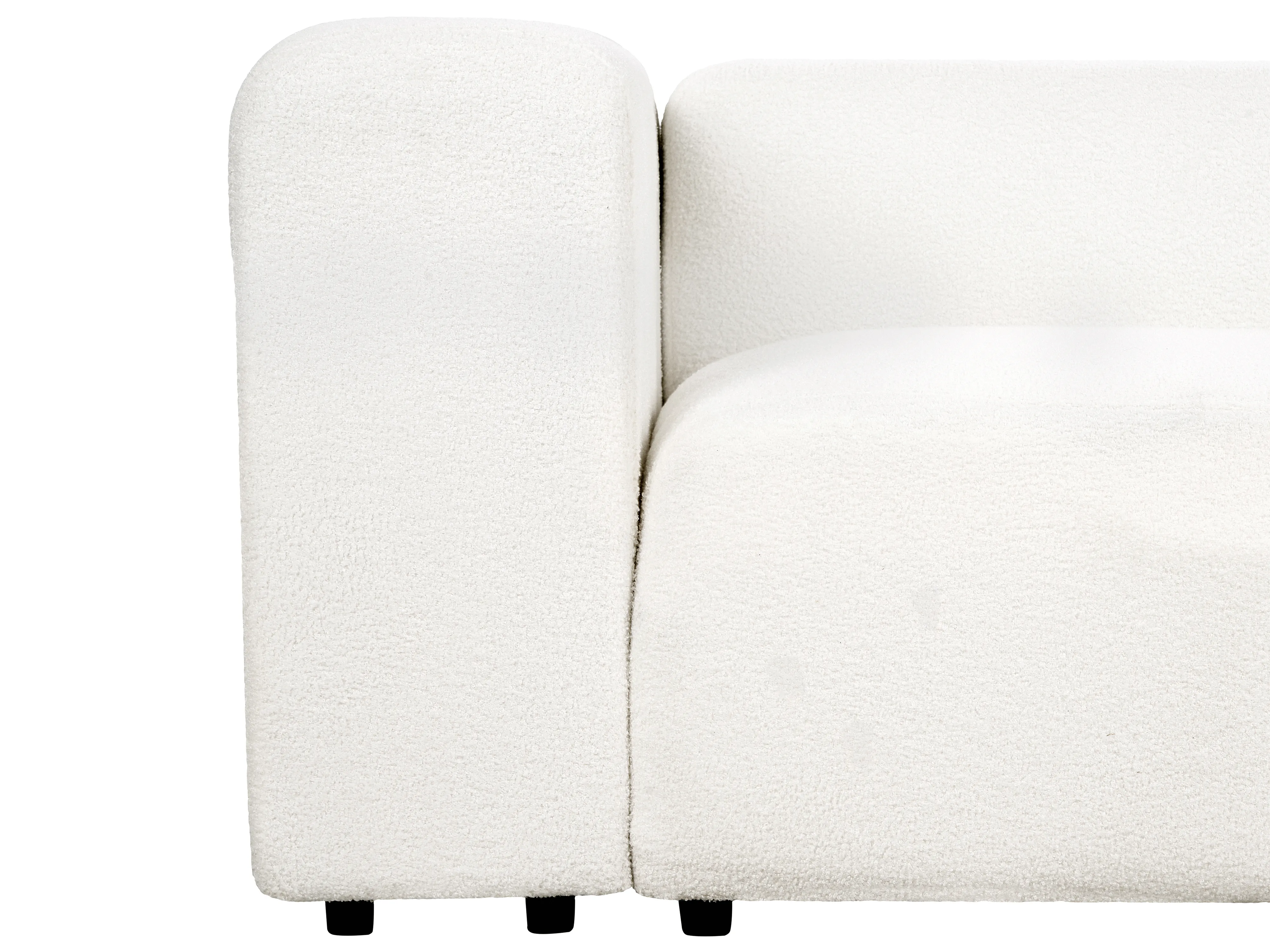 Modulaire bank 3-zits FALSTERBO Bouclé Wit