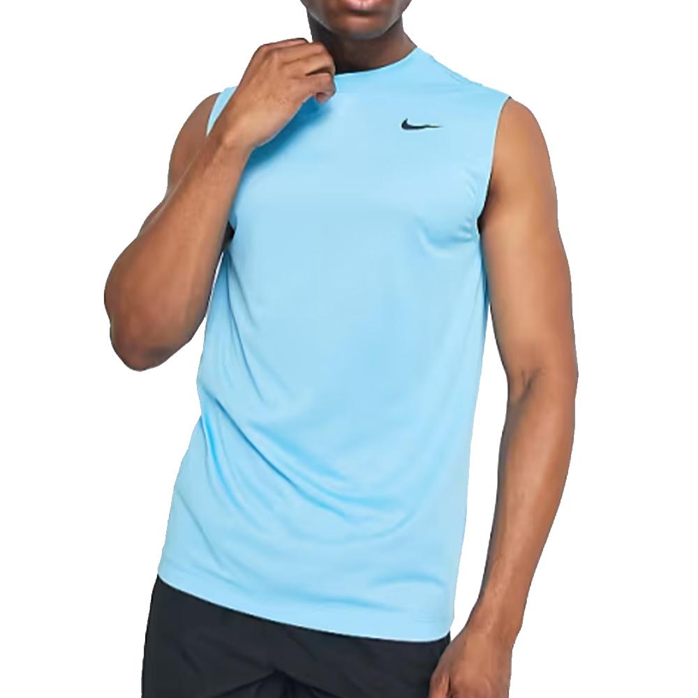 Nike Débardeur Bleu Turquoise Homme Nike Reset