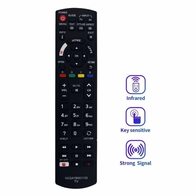 TV fjernbetjening Erstatning for N2QAYB0001133 Til Panasonic TV