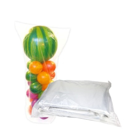 (10er Set) 120x250cm Ballon Transport Beutel Helium Luftballon Aufbewahrungs Schutz Hülle - Transparent