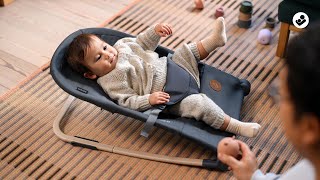 Loa Babywippe 0 - 6 M   0 - 9 kg    Bereit zum Rocken von Geburt an |    Federleicht und besonders kompakt |    2-in-1-Babywippe |
