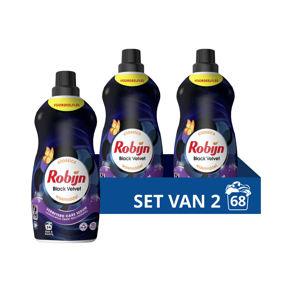 vloeibaar wasmiddel Black Velvet - 2 x 34 wasbeurten - 68 wasbeurten