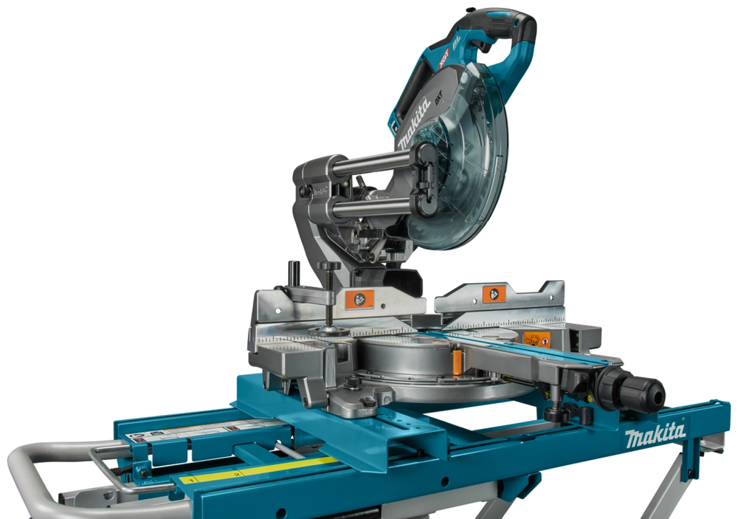 Makita LS002GZNL1 XGT 40 V Max Li-Ion Radiaal afkortzaag 216 mm body - met AWS zender en onderstel
