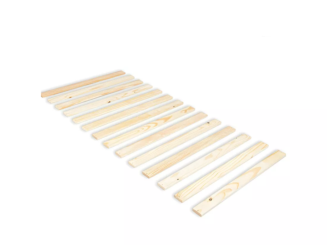Sommier fagot 90x190 cm bois massif bois naturel MORO