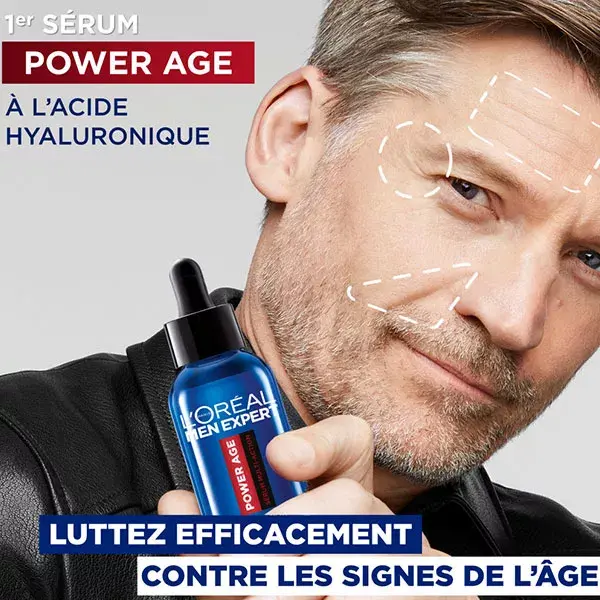 L'Oréal Men Expert Power Age Multi-Action Serum com Ácido Hialurônico 30ml