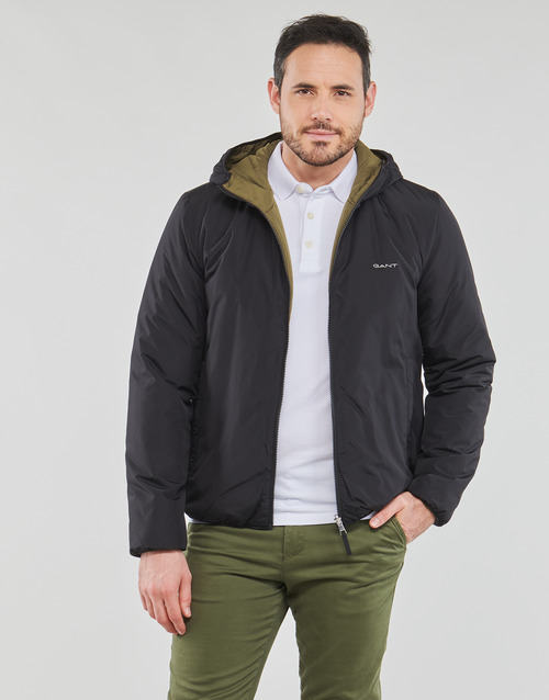 Gant - REVERSIBLE HOODED JACKET - Noir