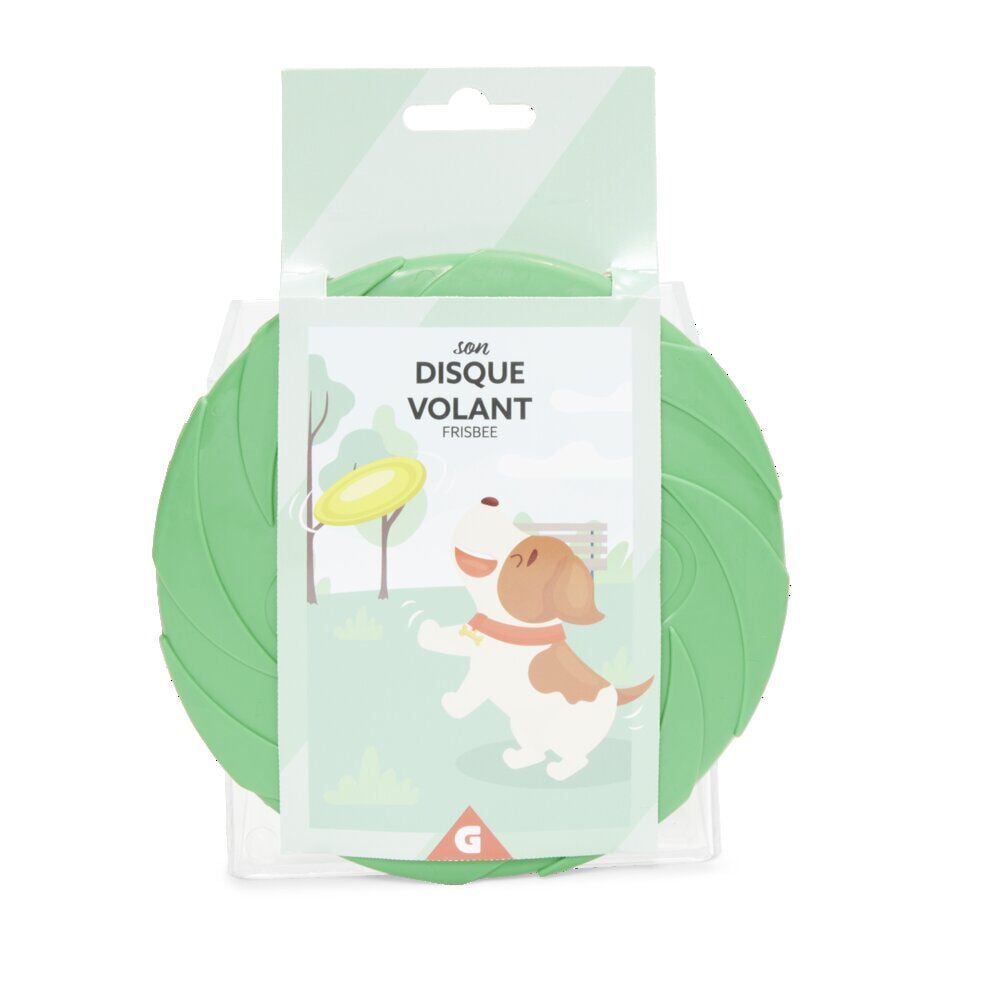 Disque volant frisbee pour animaux Ø15cm - 4 coloris
