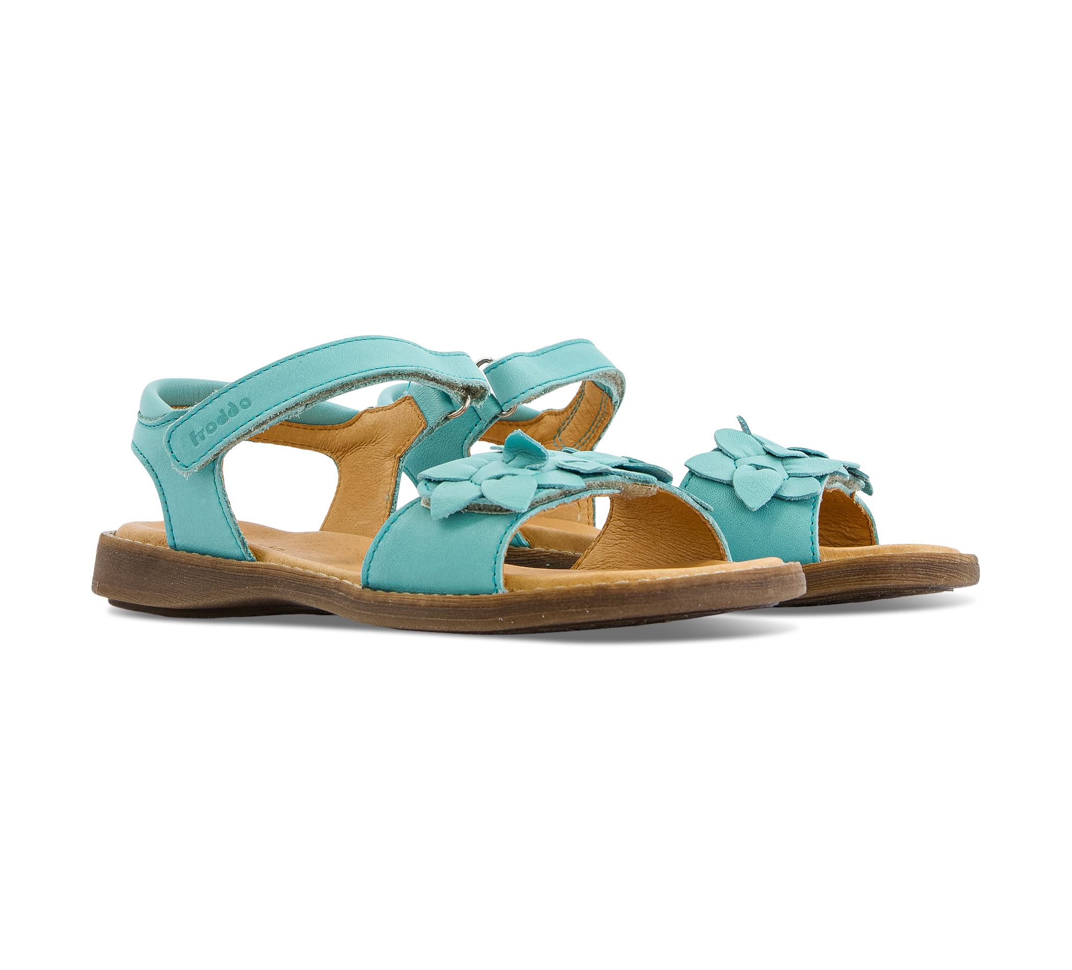Froddo Lore Flowers - Offene Sandalen türkis