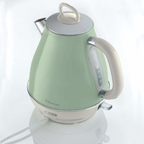 Ariete 2869/04 | Vintage waterkoker | 2000W | 1,7 liter inhoud | draadloos | Groen