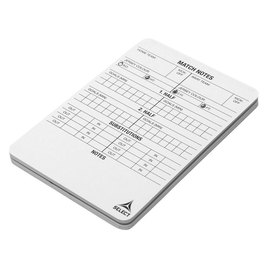 Select Arbitre Bloc note - Blanc