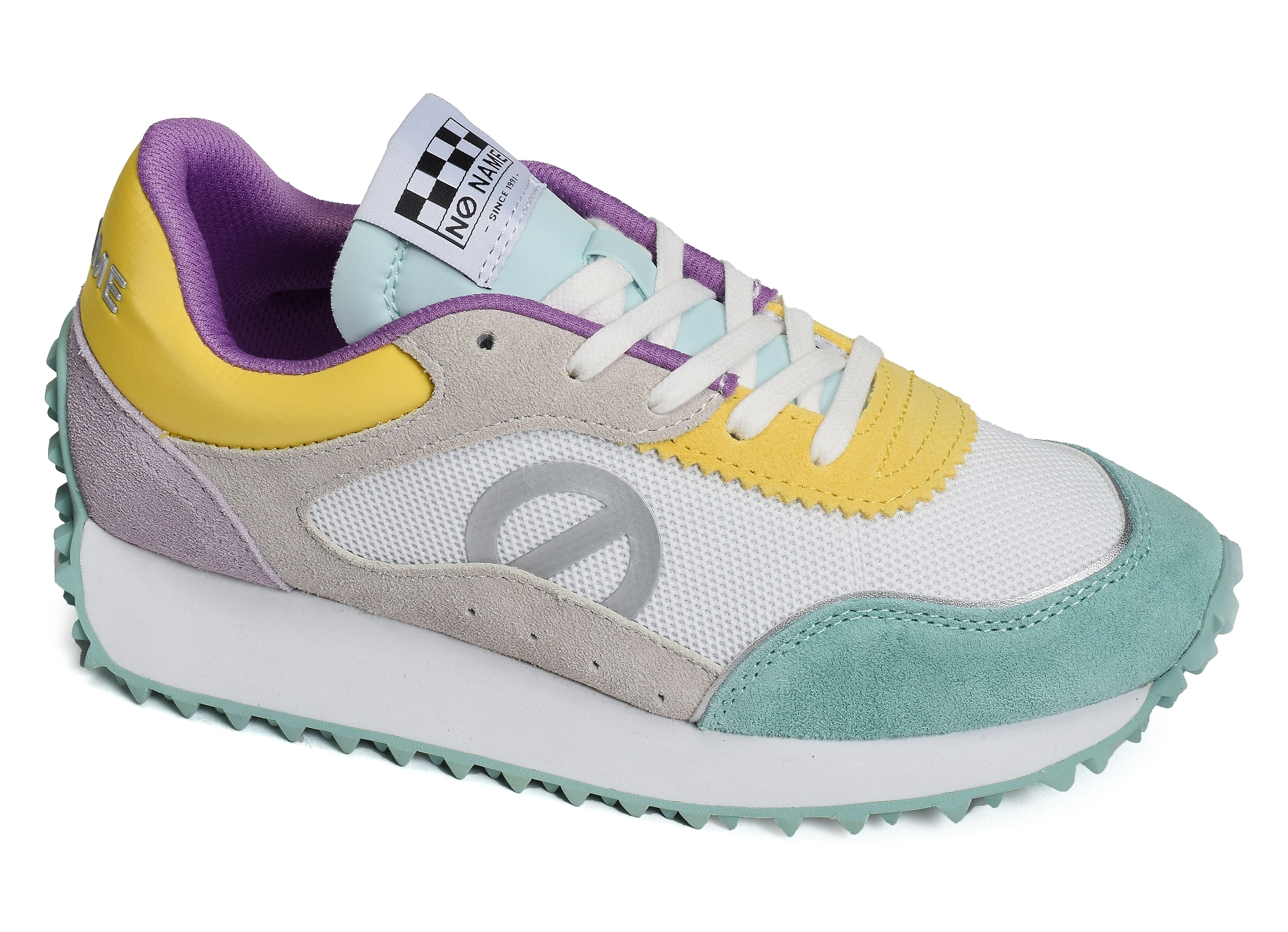 Punky jogger blanc multicolore
