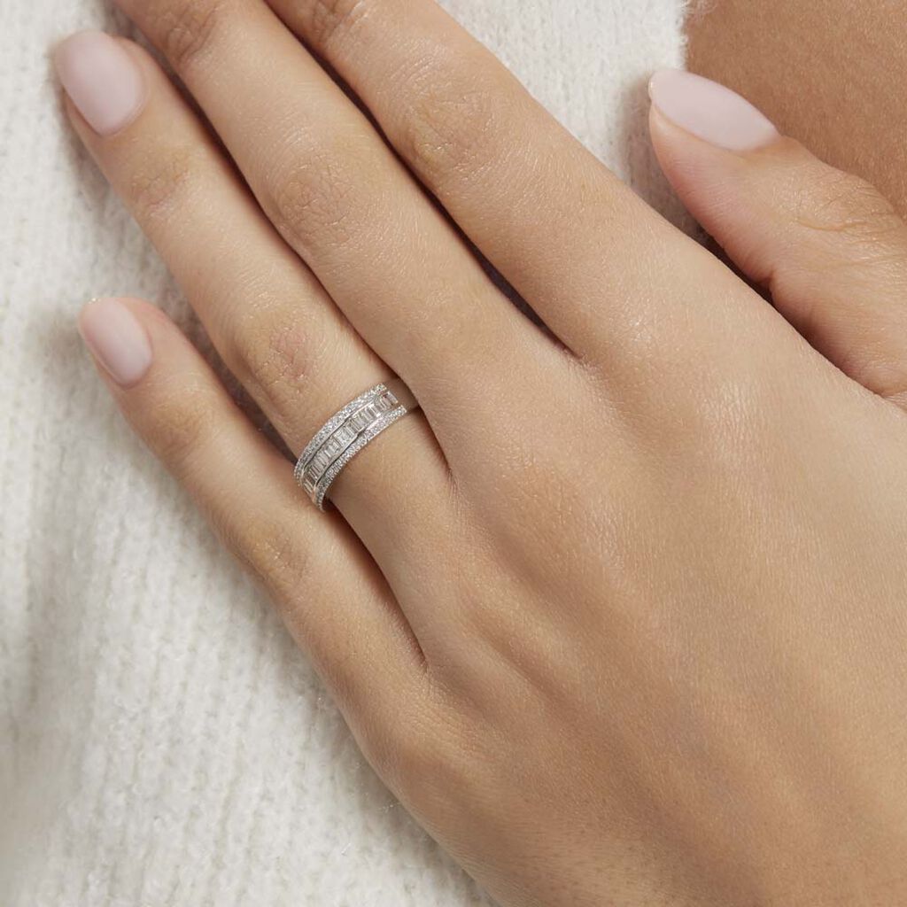 Bague Eugenie Or Blanc Diamant