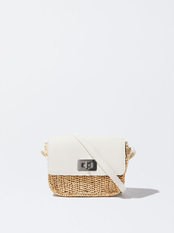 Bolso Badolera De Paja - Raw