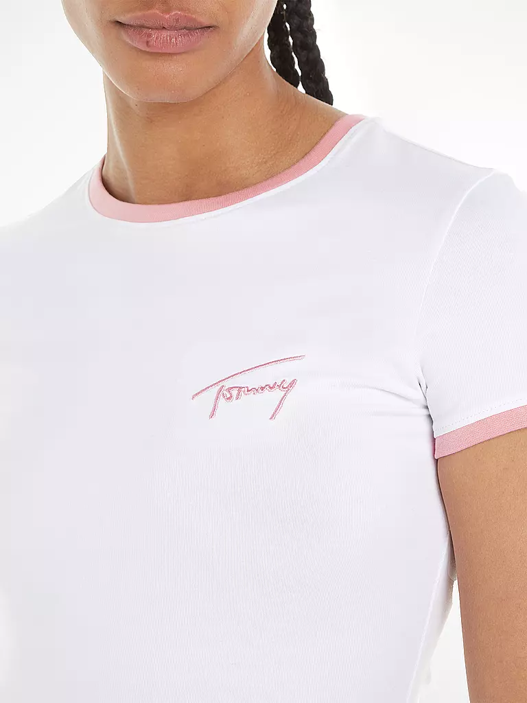 TOMMY JEANS T-Shirt weiss