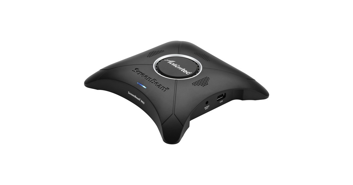 iiyamaScreenBeam 960A conferentiesysteem  (Zwart, VGA, HDMI, USB, WLAN, LAN, Miracast)