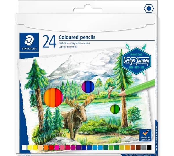 Design Journey Fargeblyanter 24 stk Staedtler