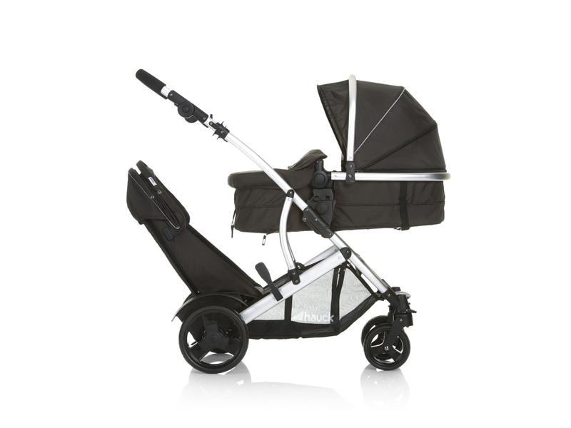Hauck Geschwisterwagen Duett 2 Black Geschwisterwagen Duett 2, Schwarz