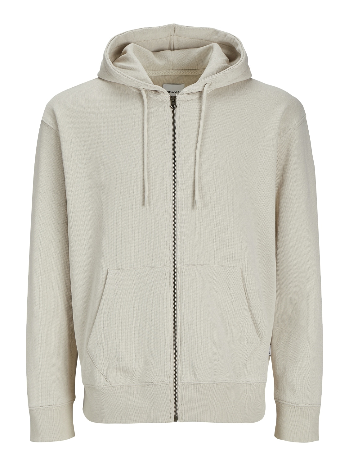 Jack & Jones Kapuzensweatjacke »JJECHARGE  Hoodie mit Rippbündchen und praktischen Taschen«, unifarben, modisch, loose fit, Baumwollmischung, Kapuze