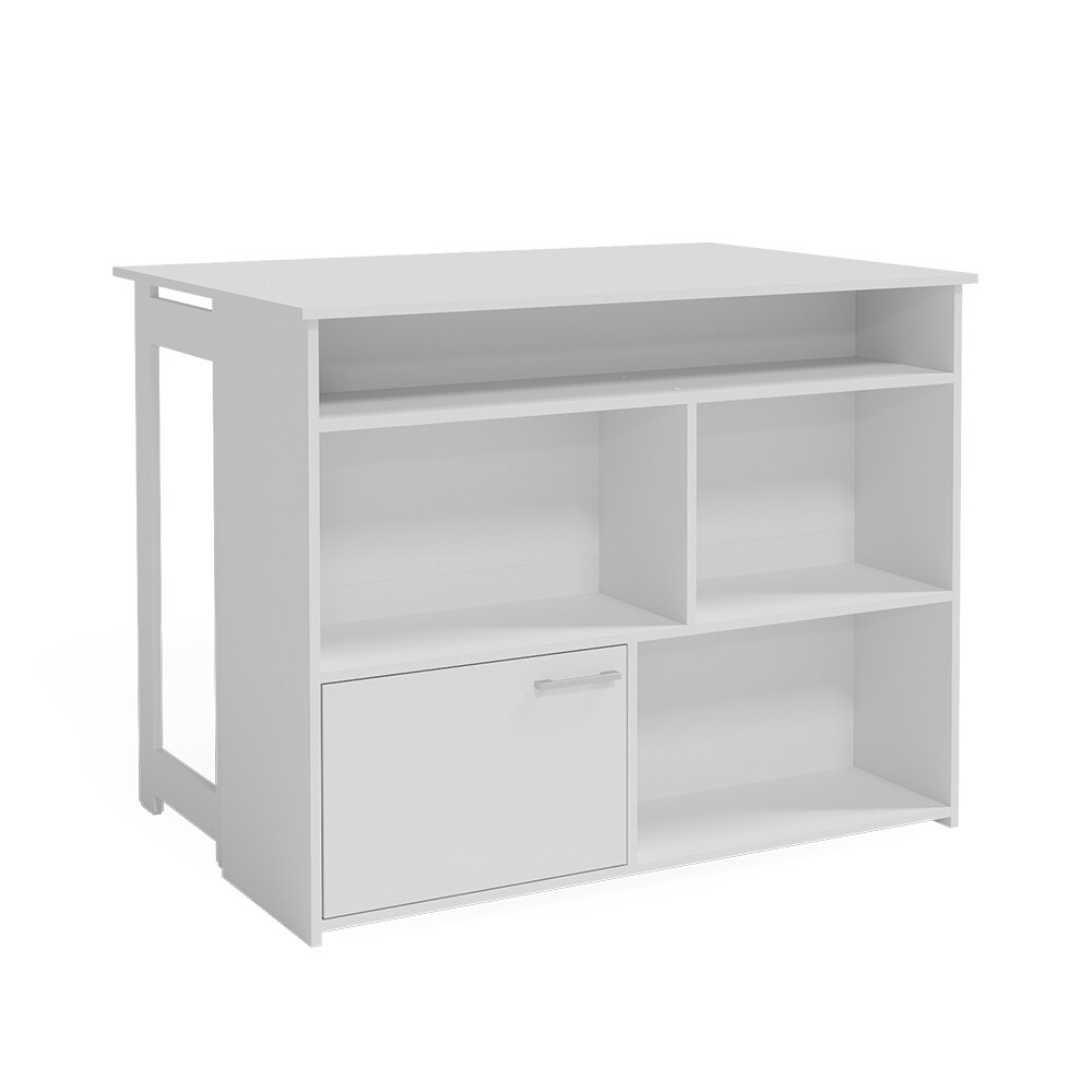 Vicco Bartisch Dominic Weiß 116 x 37 cm Esszimmer Küche offene Fächer Tür