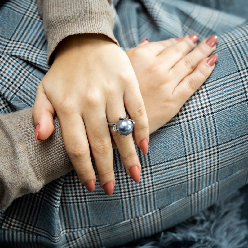Bague pour Femme Perle et Strass DAPHNEE