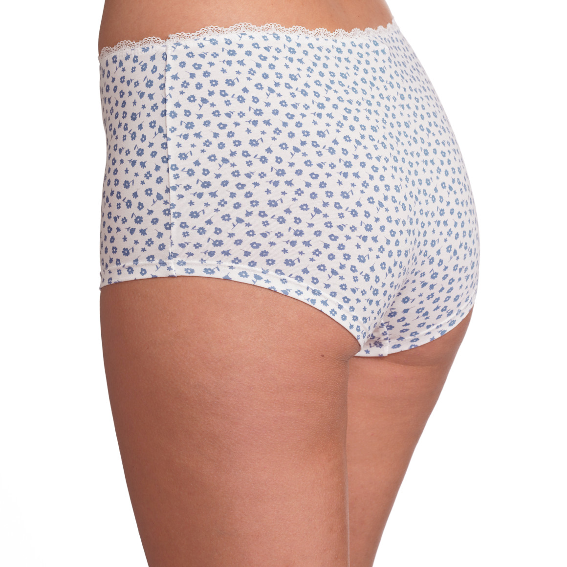 Gina Benotti 4 Damen Shorts im Set blau / dunkelblau / weiss