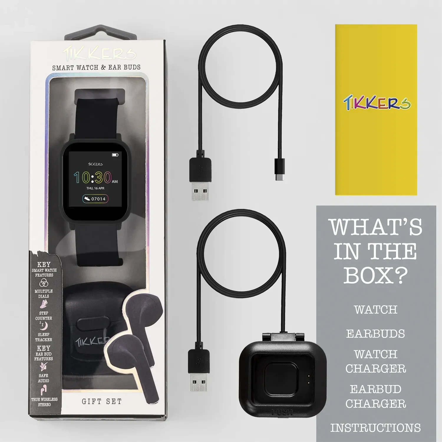 Tikkers Smartwatch and Earbuds Set TKS10-0002-SET