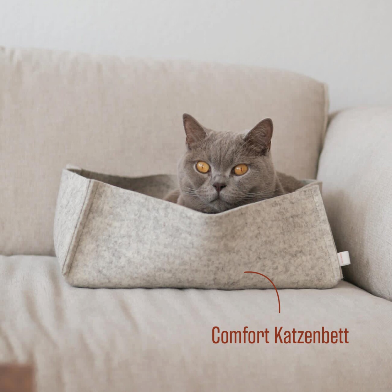 The Catery Filzkatzenbett Comfort