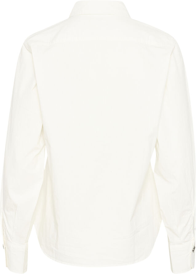 Soaked in Luxury SLAlonna Shirt LS Whisper white