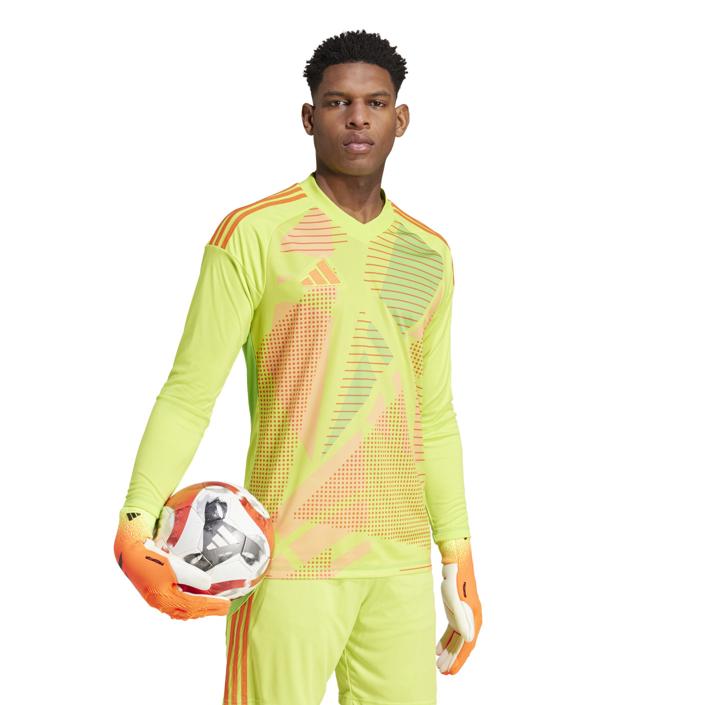 Adidas Tiro 24 Competition Keepersshirt Lange Mouwen Geel Oranje Groen Roze