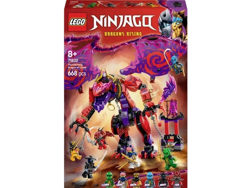 LEGO Ninjago 71832 Kaosdragen Thunderfang