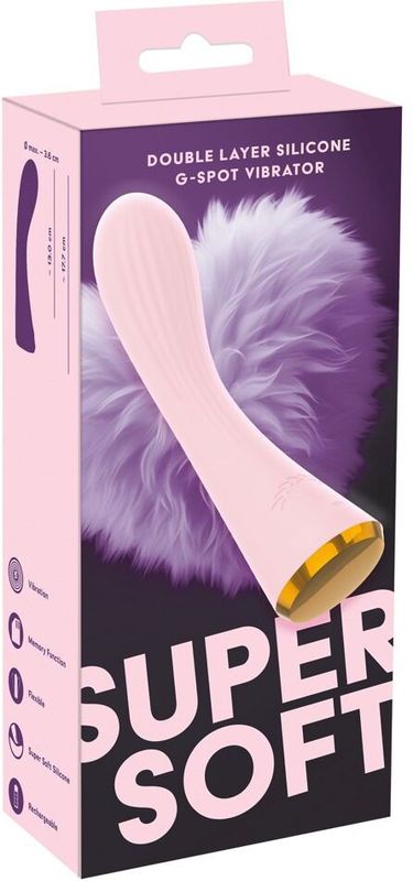 G-Spot Vibrator Super Soft - Roze